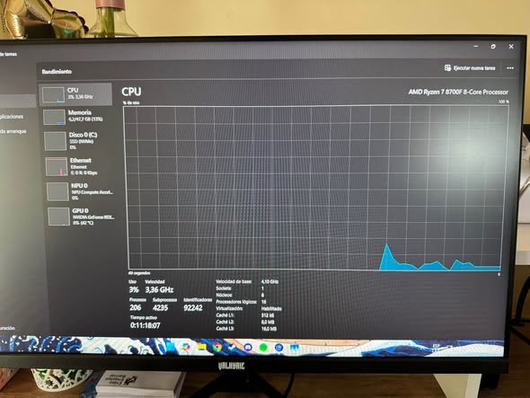 COMPUTADORA COMPLETA RYZEN 7 8700 RTX 3080 10GB - Imagen 2